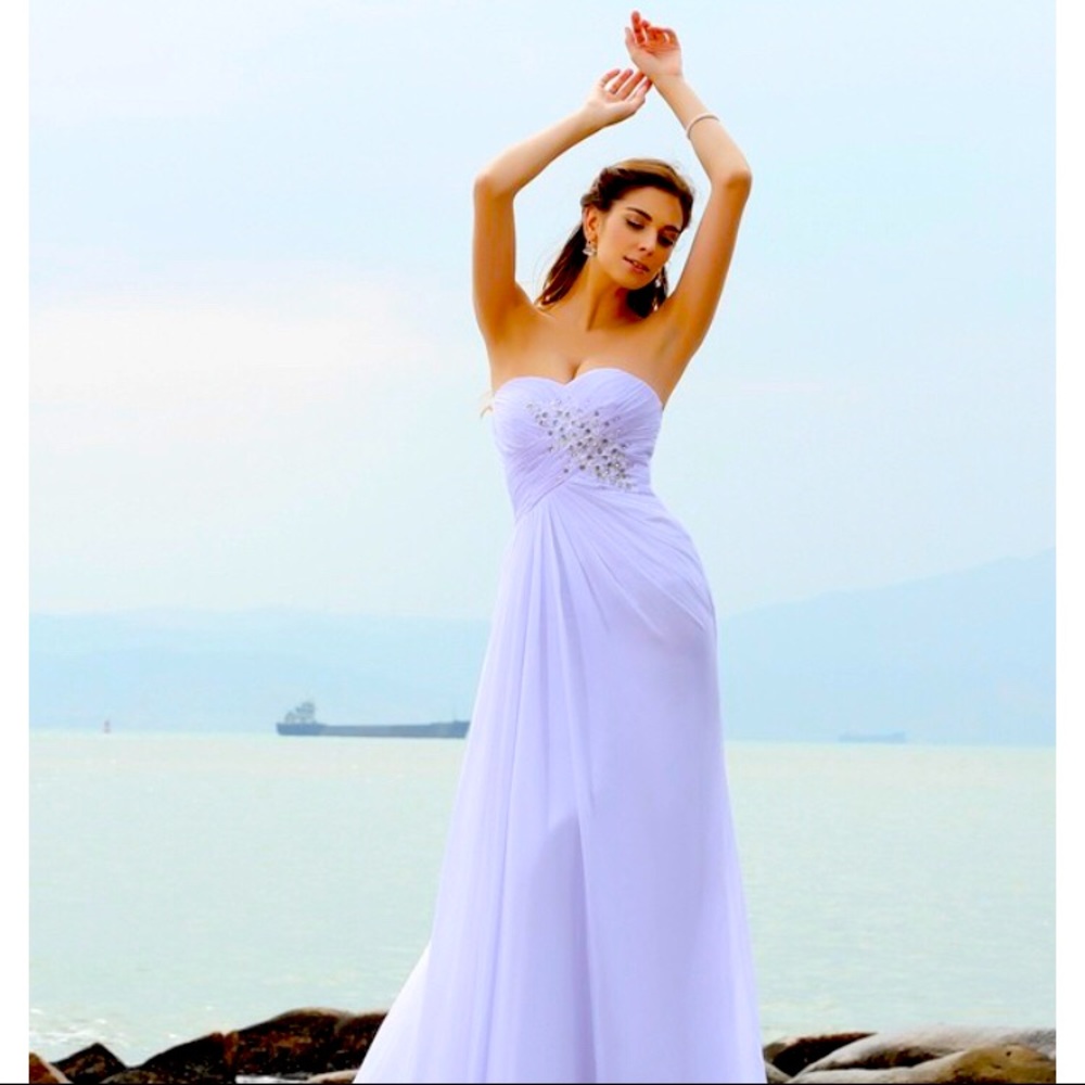 White wedding dress